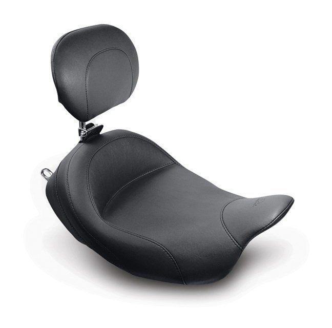 Mustang Standard Touring Solo Seat For Harley Touring - Image 2