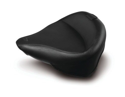 Mustang Wide Touring Solo Seat For Harley
