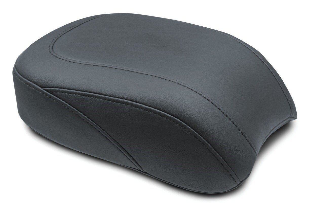 Mustang Wide Tripper Smooth Passenger Seat For Harley