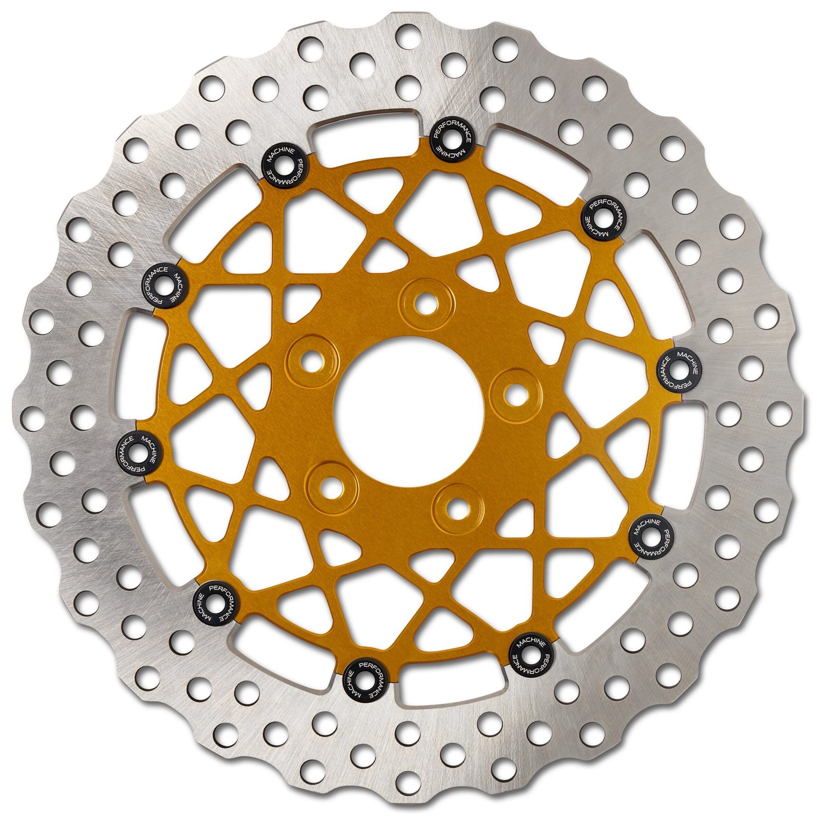 Performance Machine 11.5" Speedstar Floating Rear Rotor For Harley 2000-2017 - Image 2
