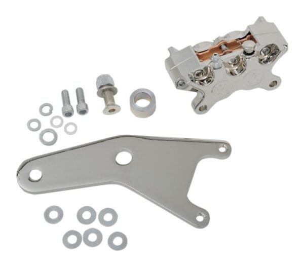 Performance Machine 4-Piston Rear Brake Caliper Kit For Harley FL / FX 1970-1984