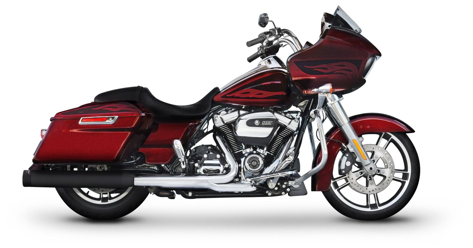 Rinehart 4" DBX 40 Slip-On Mufflers For Harley Touring - Image 2