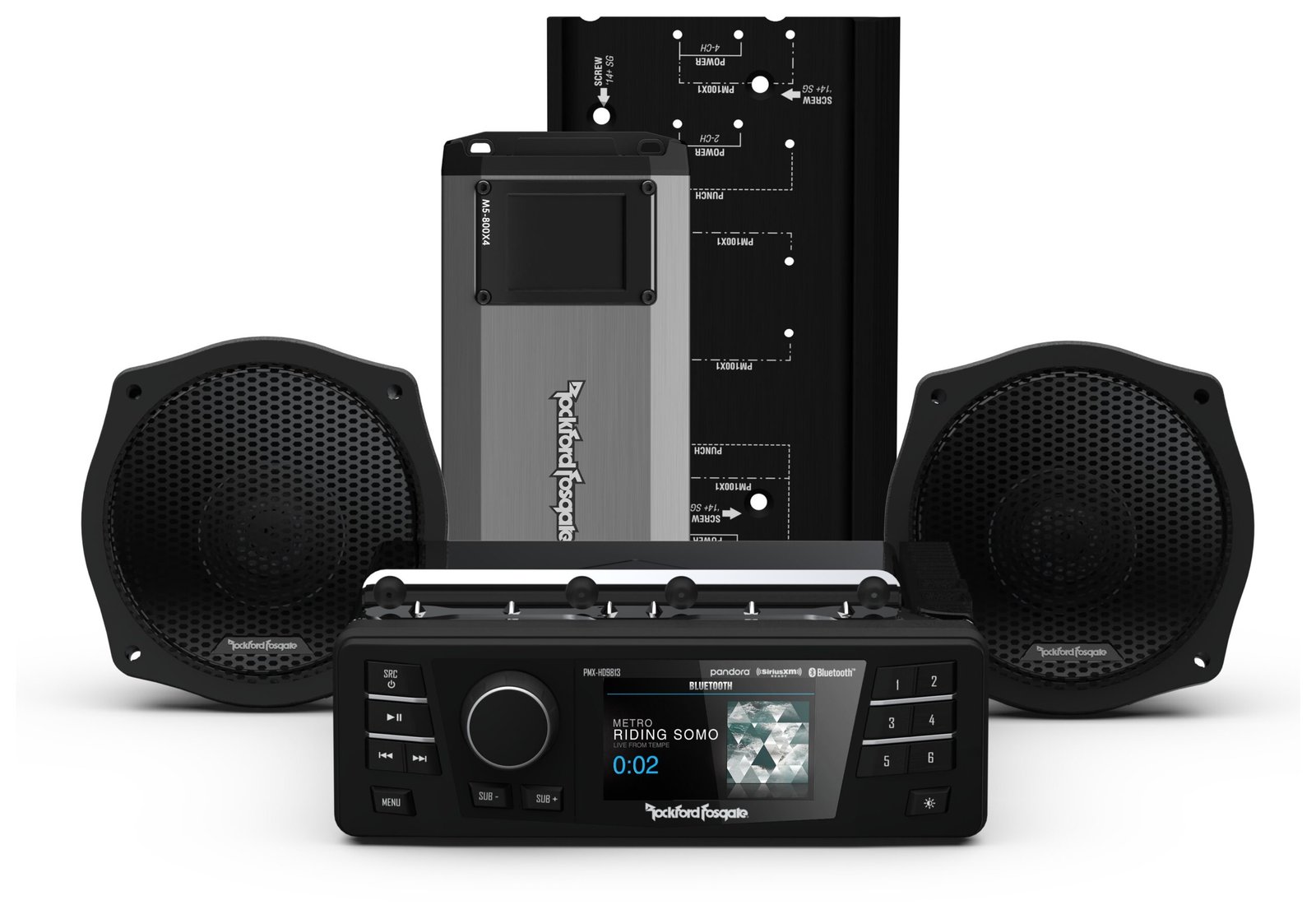 Rockford Fosgate Gen-3 PMX Stage 2 Audio Kit For Harley - Image 2