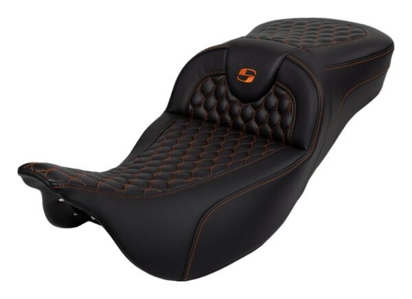 Saddlemen Roadsofa HC Honeycomb 2-Up Seat For Harley