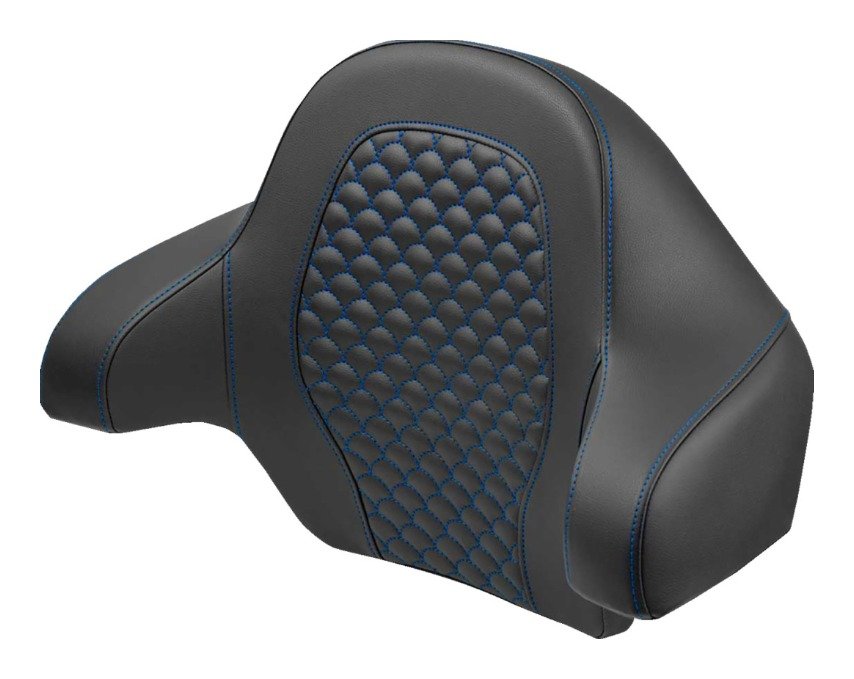 Saddlemen RoadSofa DS Dragon Scale Tour Pack Backrest Pad For Harley Touring 2014-2025 - Image 3