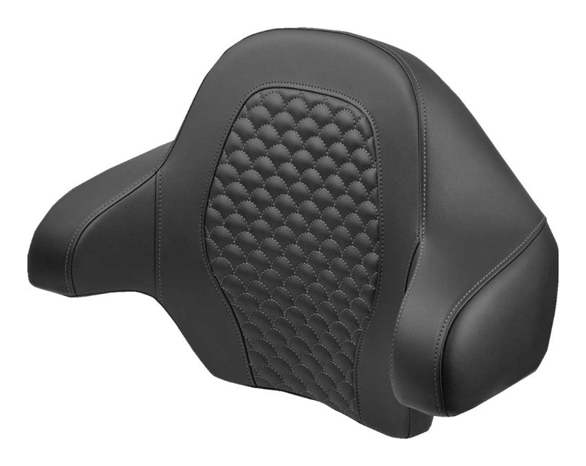 Saddlemen RoadSofa DS Dragon Scale Tour Pack Backrest Pad For Harley Touring 2014-2025 - Image 5