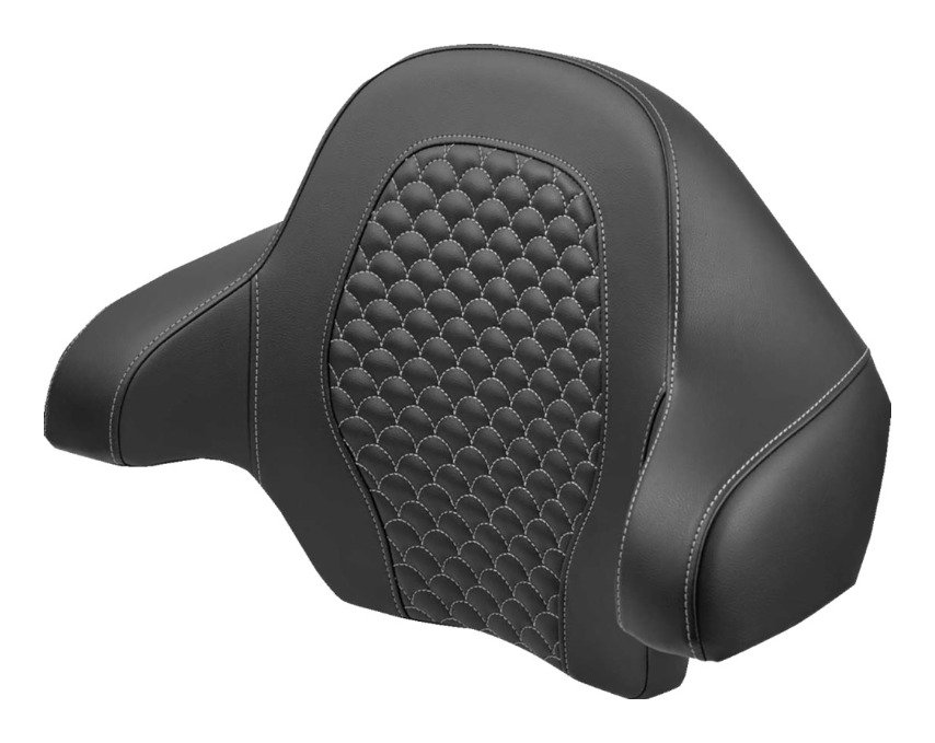 Saddlemen RoadSofa DS Dragon Scale Tour Pack Backrest Pad For Harley Touring 2014-2025 - Image 7
