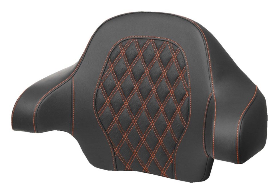 Saddlemen RoadSofa LS Lattice Stitch Tour Pack Backrest Pad For Harley Touring 2014-2025