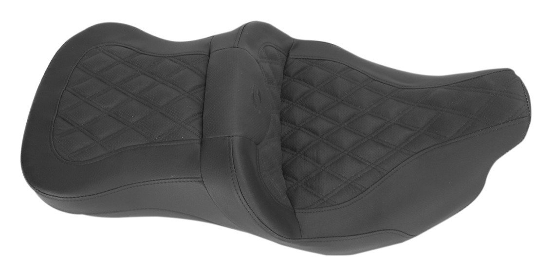 Saddlemen Roadsofa LS Lattice Stitch 2-Up Seat For Harley - Image 5