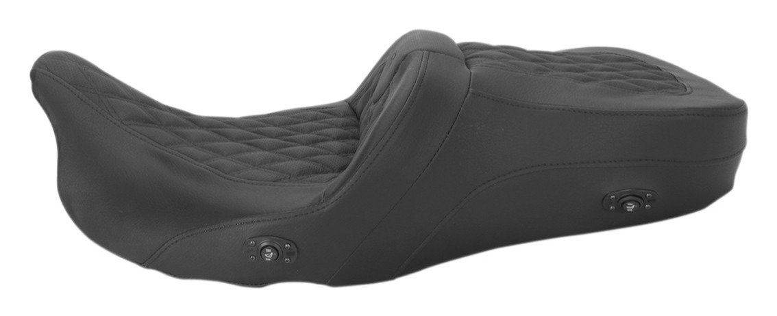 Saddlemen Roadsofa LS Lattice Stitch 2-Up Seat For Harley