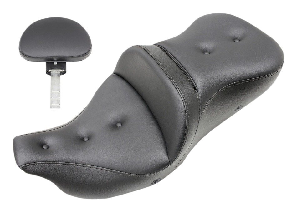 Saddlemen Roadsofa PT Pillow Top 2-Up Seat For Harley