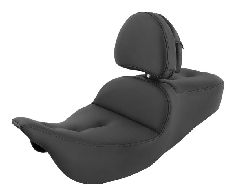 Saddlemen Roadsofa PT Pillow Top 2-Up Seat For Harley - Image 4