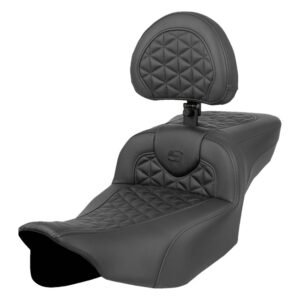 Saddlemen Roadsofa Tri Gripper 2-Up Seat For Harley Touring