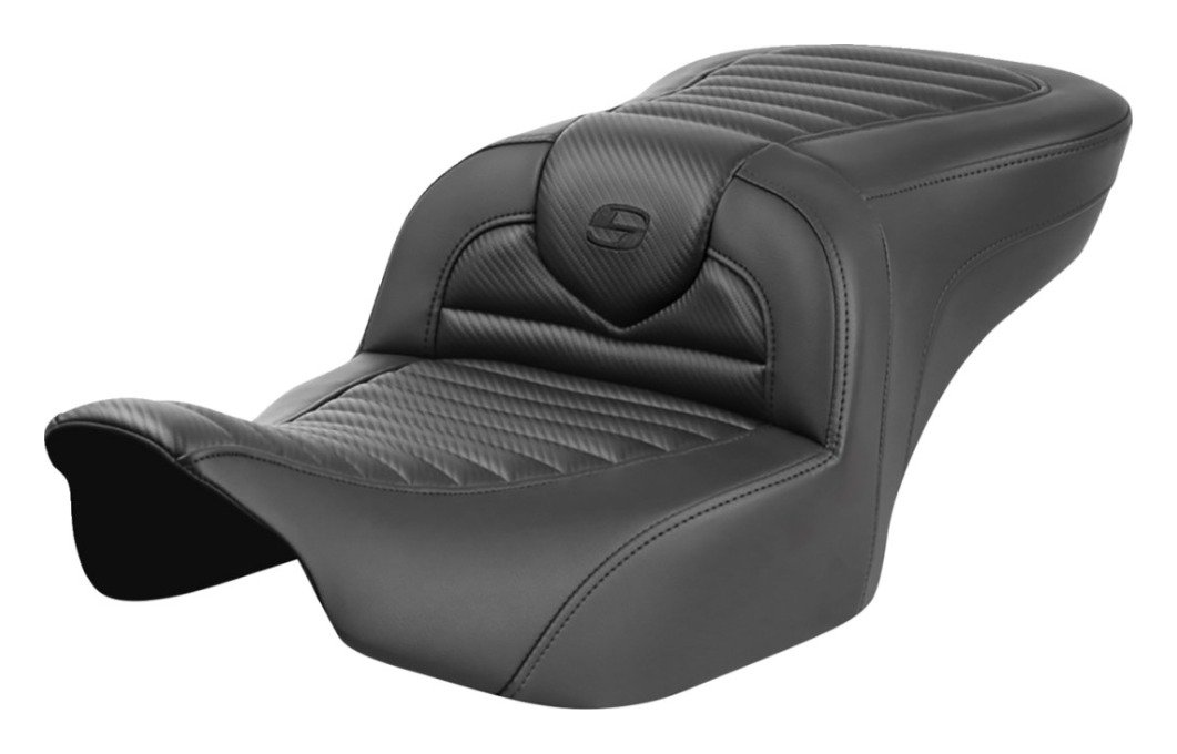 Saddlemen Roadsofa TTR / CF Tuck N Roll / Carbon Fiber Seat For Harley Touring 2023-2026 - Image 4