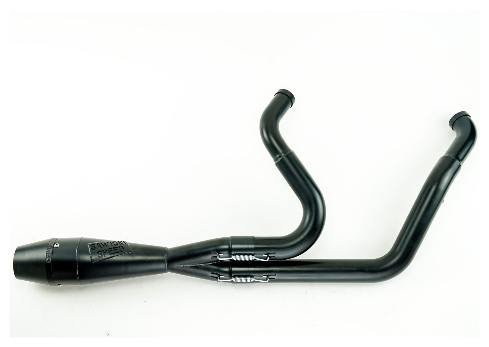 Sawicki Speed Shop Intimidator 2-Into-1 Shorty Exhaust For Harley