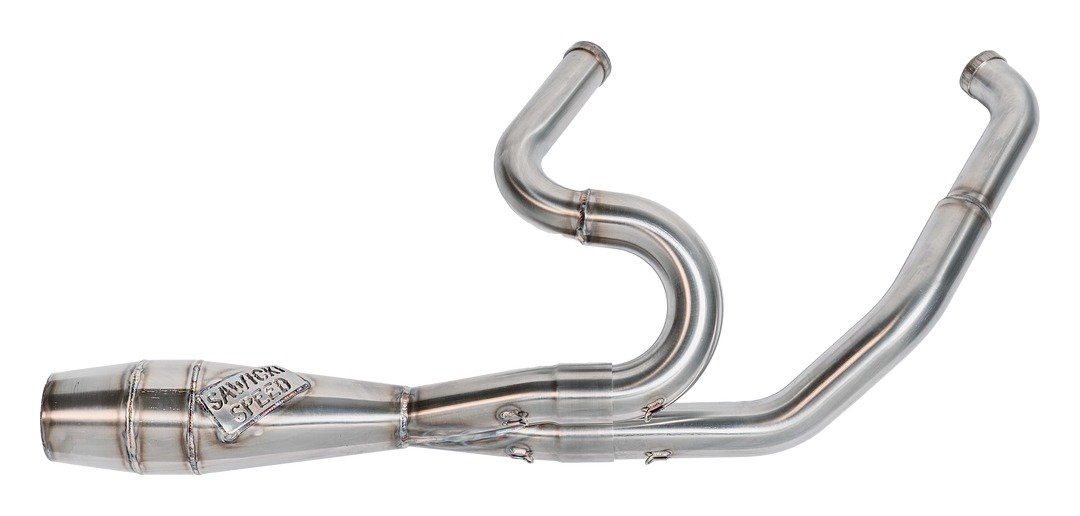 Sawicki Speed Shop Intimidator 2-Into-1 Shorty Exhaust For Harley - Image 3