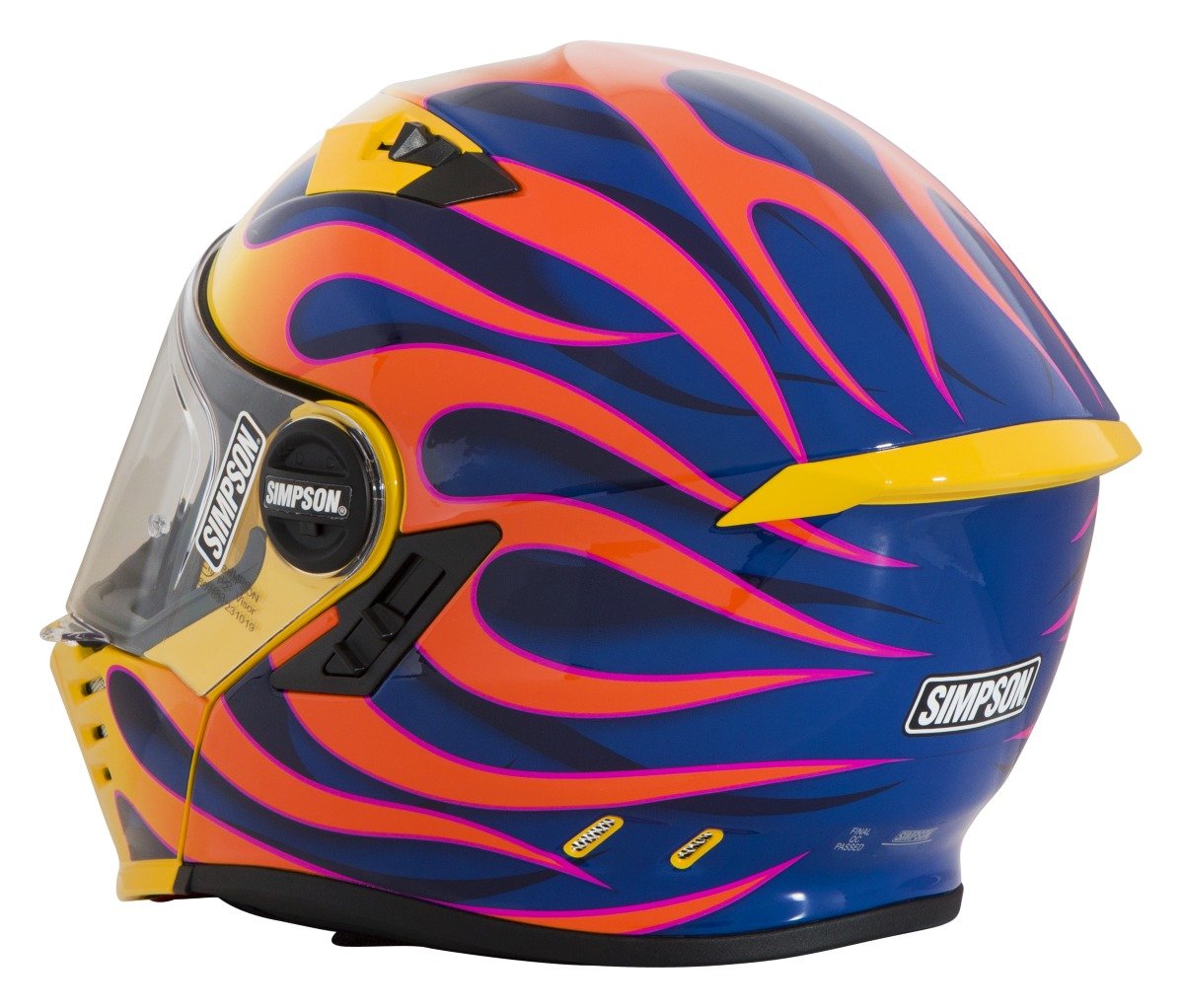 Simpson Mod Bandit Wildfire Helmet - Image 5