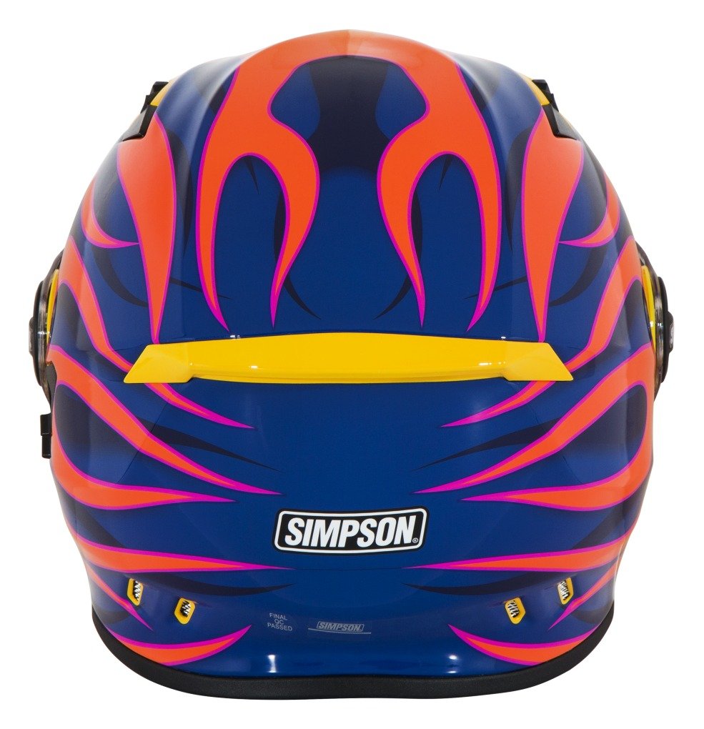 Simpson Mod Bandit Wildfire Helmet - Image 6
