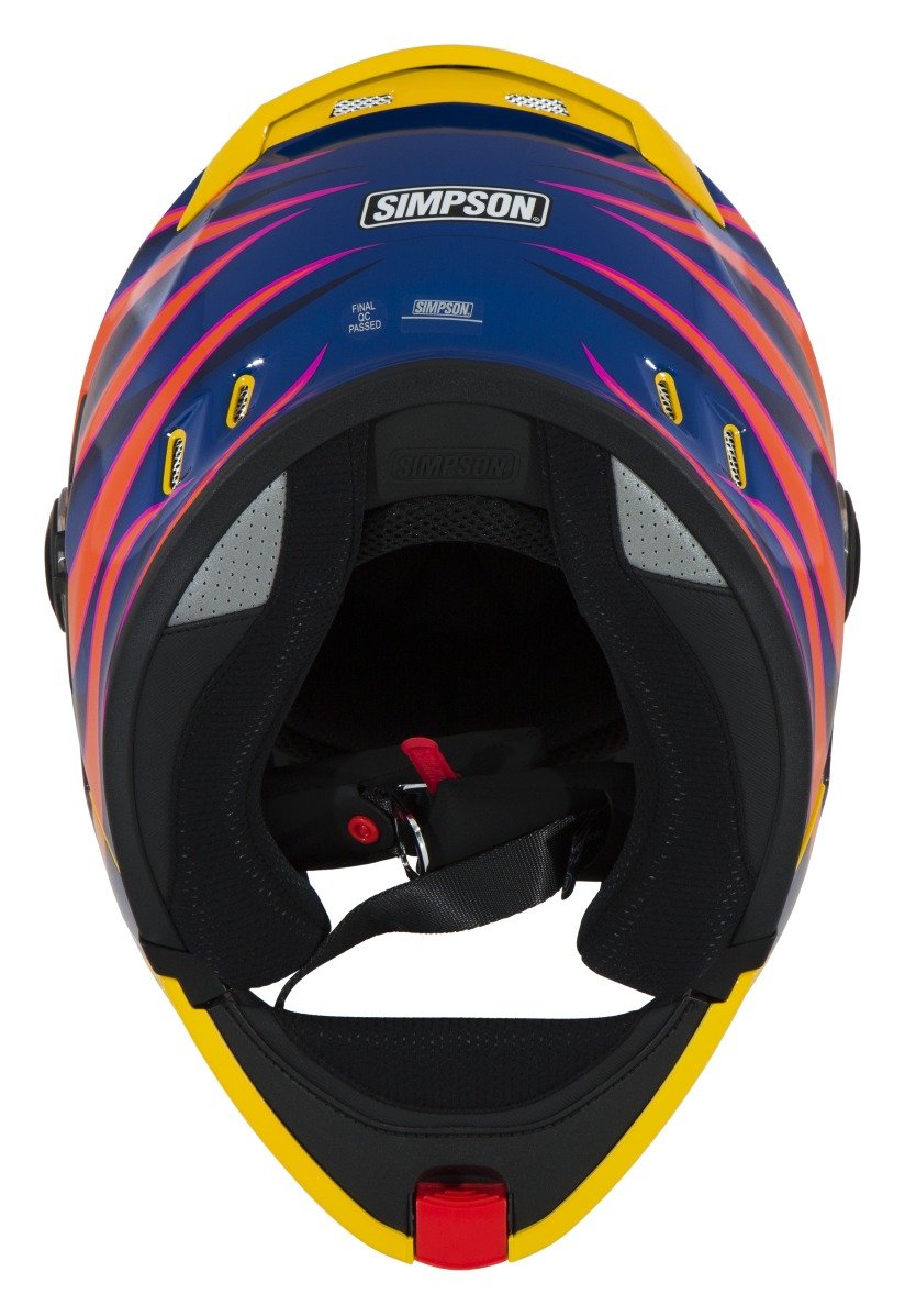 Simpson Mod Bandit Wildfire Helmet - Image 7