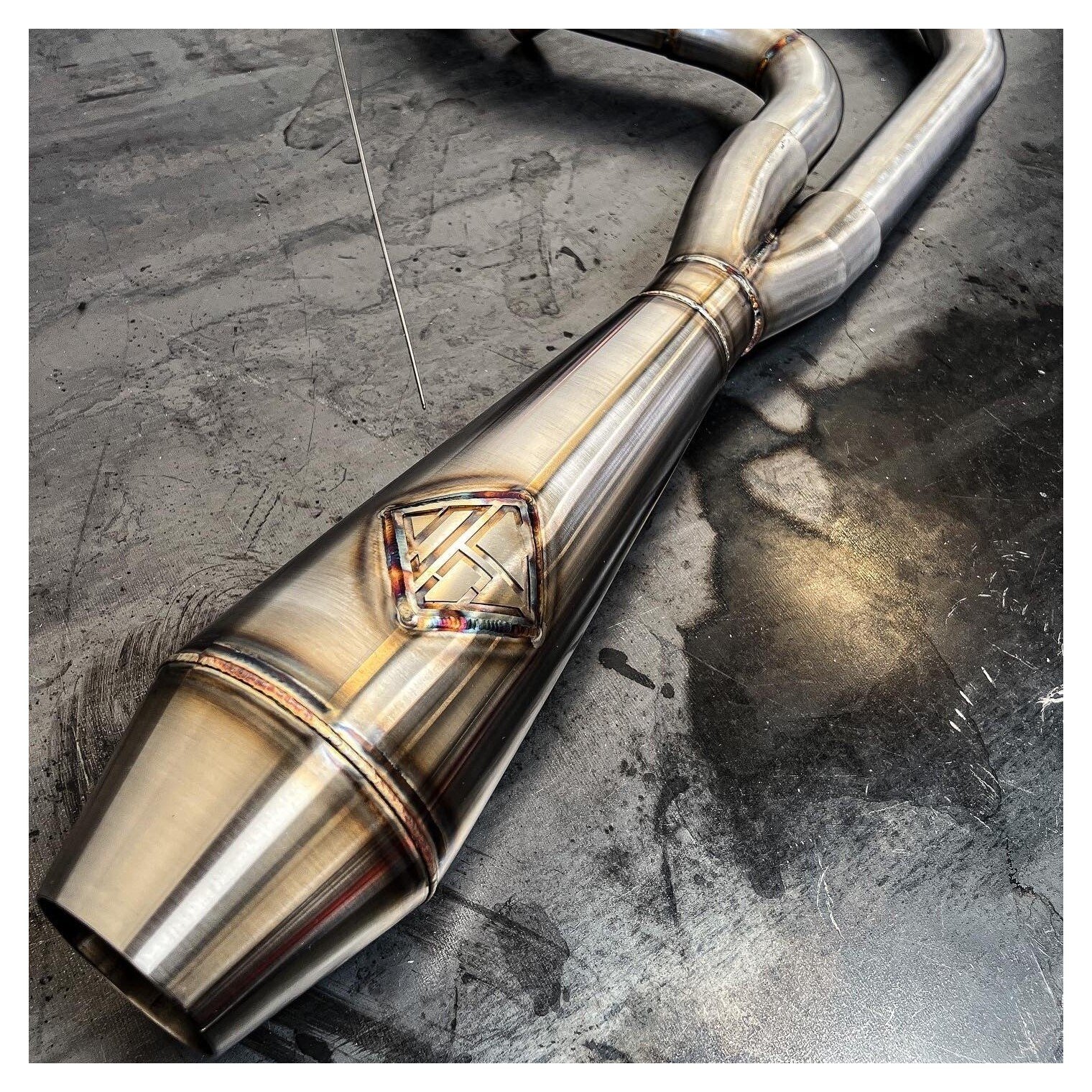 SP Concepts Big Bore 2-Into-1 Exhaust For Harley