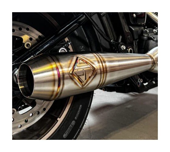 SP Concepts Mid Length Elsinore 2-Into-1 Exhaust For Harley