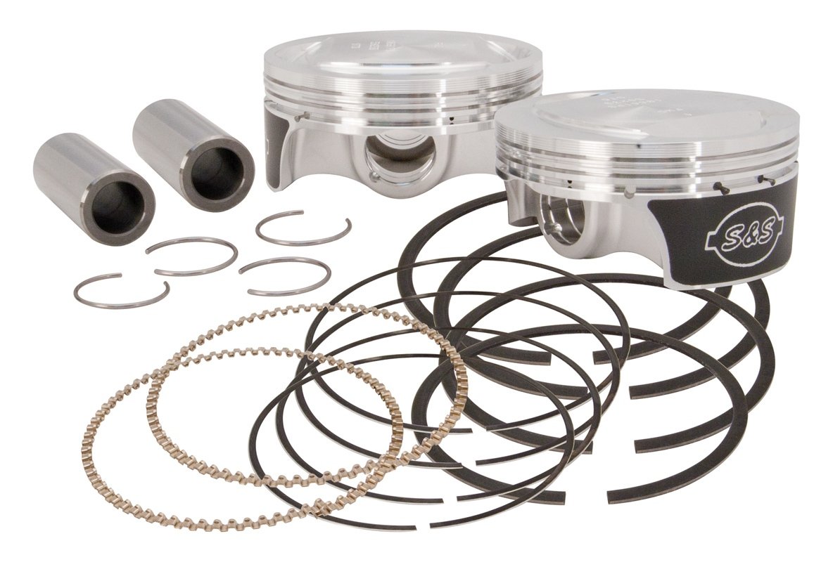 S&S Cycle 103" Replacement Piston Kit 3.875" Bore For Harley Twin Cam 2007-2017