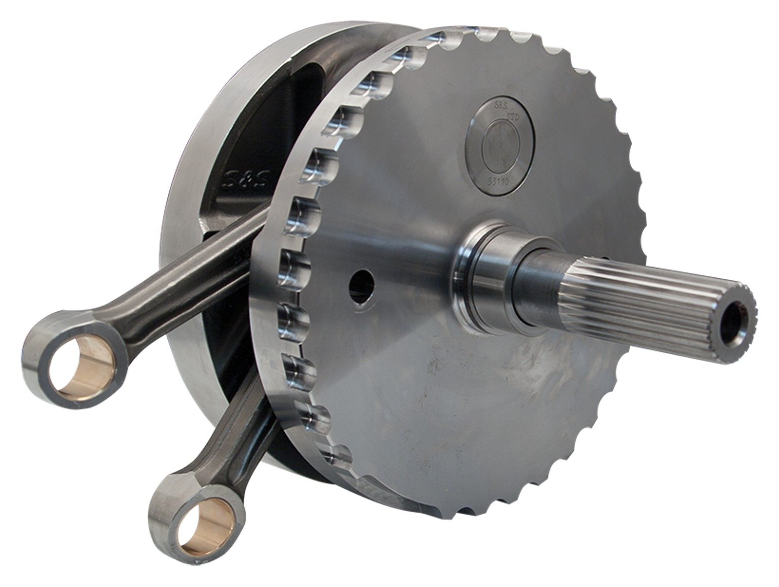 S&S Cycle 4-3/8" Stroke Flywheel For Harley Twin Cam - Image 2