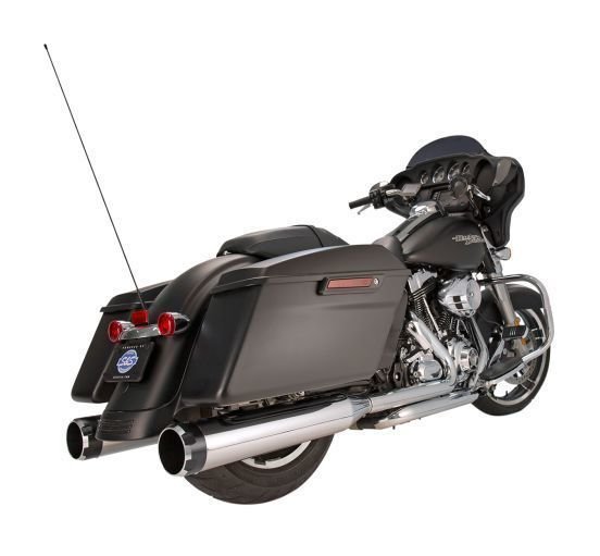 S&S Cycle 4.5" MK45 Thruster Slip-On Mufflers For Harley Touring - Image 4