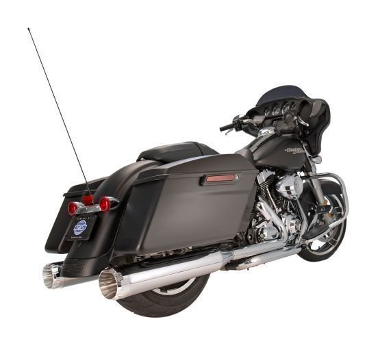 S&S Cycle 4.5" MK45 Thruster Slip-On Mufflers For Harley Touring - Image 5