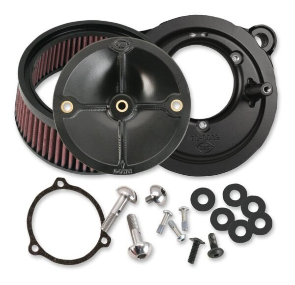 S&S Cycle Stealth HOG 58mm Throttle Body Air Cleaner Kit For Harley Touring 2007-2016