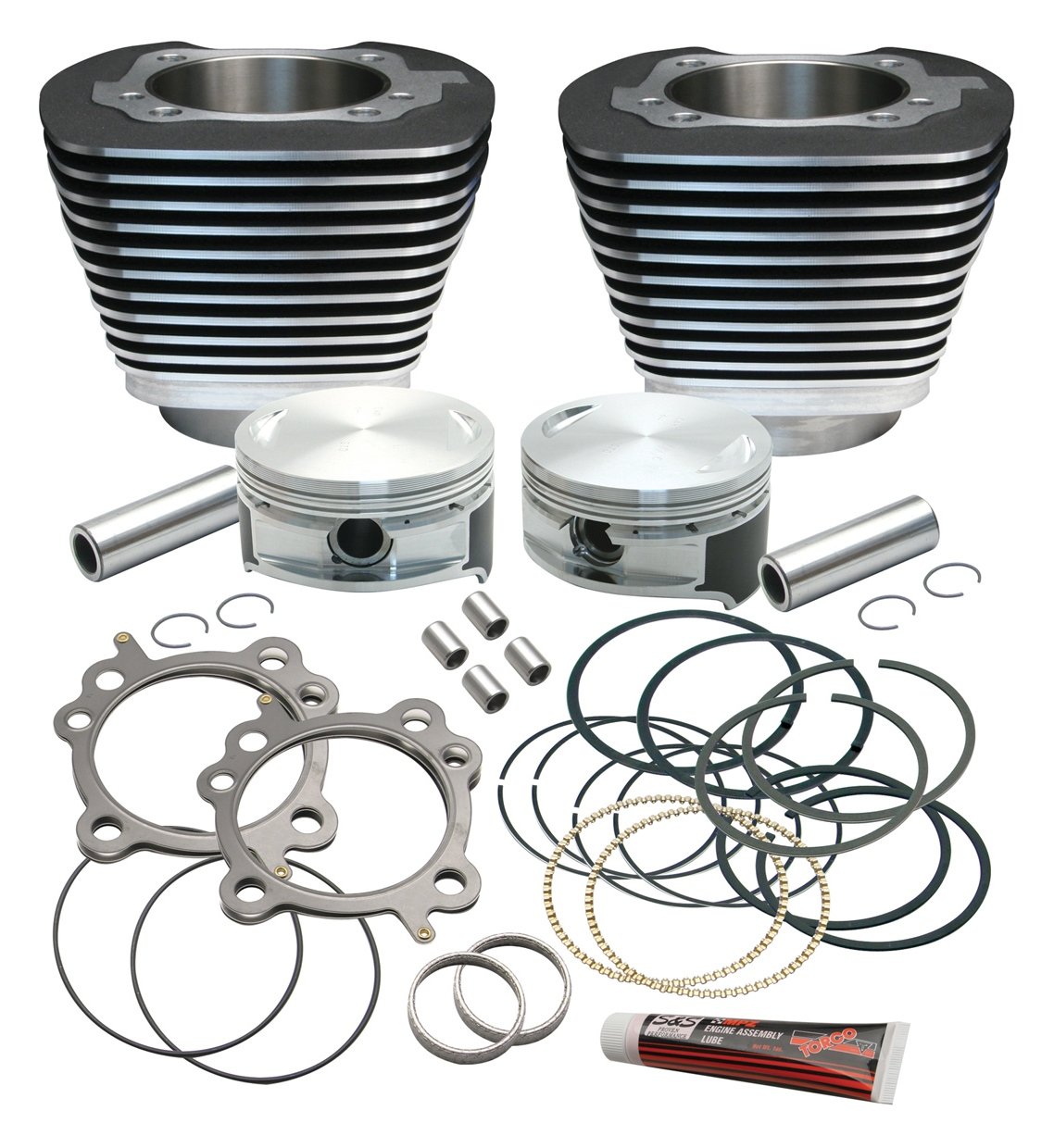S&S Cycle 106" Stroker Cylinder and Piston Kit For Harley Twin Cam 1999-2006