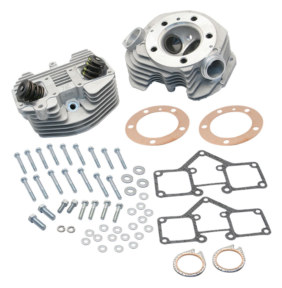S&S Cycle High Output Super Stock Cylinder Head Kit For Harley 74" Shovelhead 1966-1978