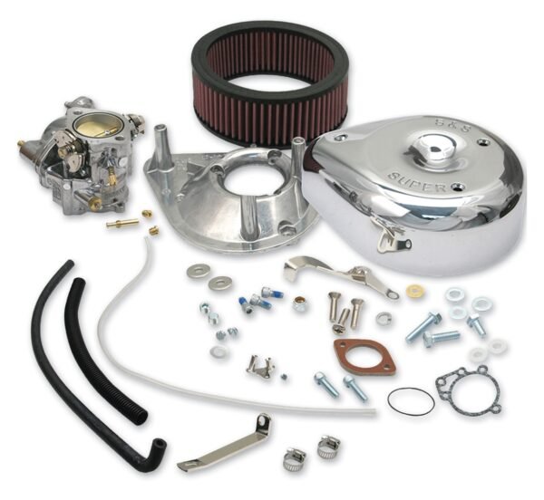 S&S Cycle Super E Shorty Super Carburetor Kits For Harley 1966-1984