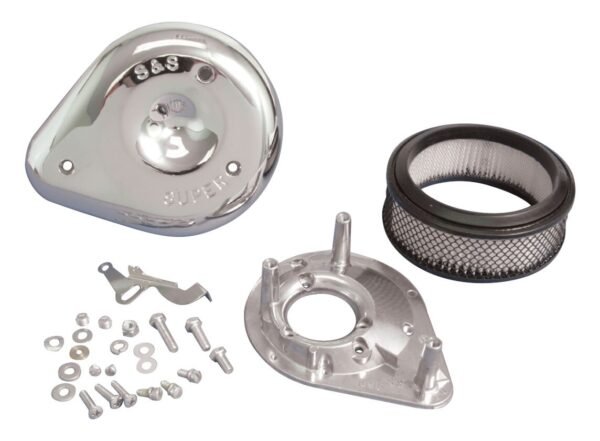 S&S Cycle Super E / G Teardrop Air Cleaner Kit For Harley 1948-1985