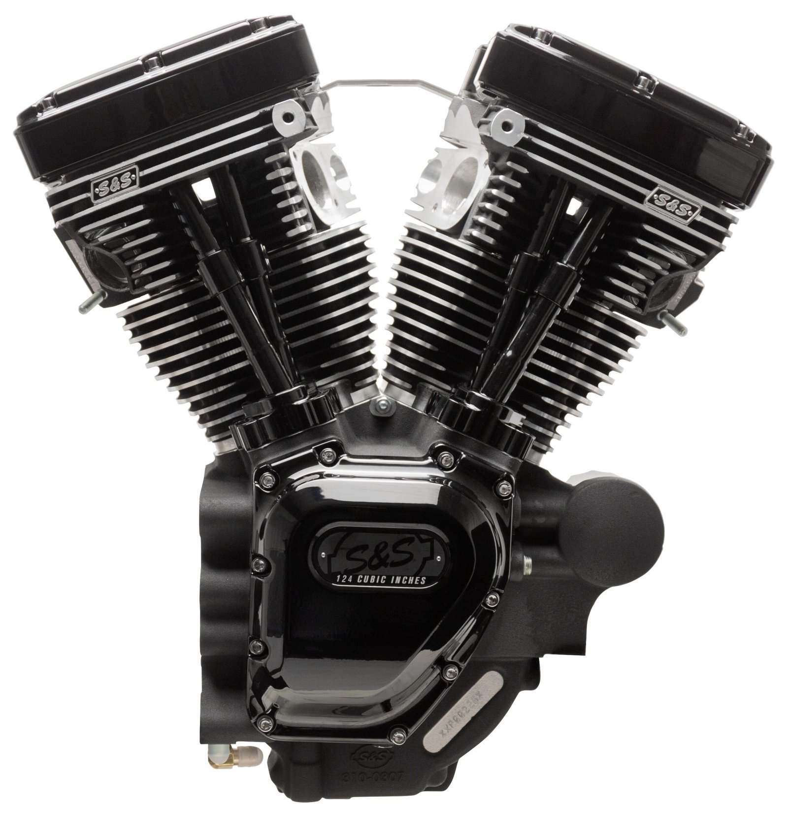 S&S Cycle T124 Long Block Engine with Easy Start 585 Camshafts For Harley Touring 2007-2016 - Image 2