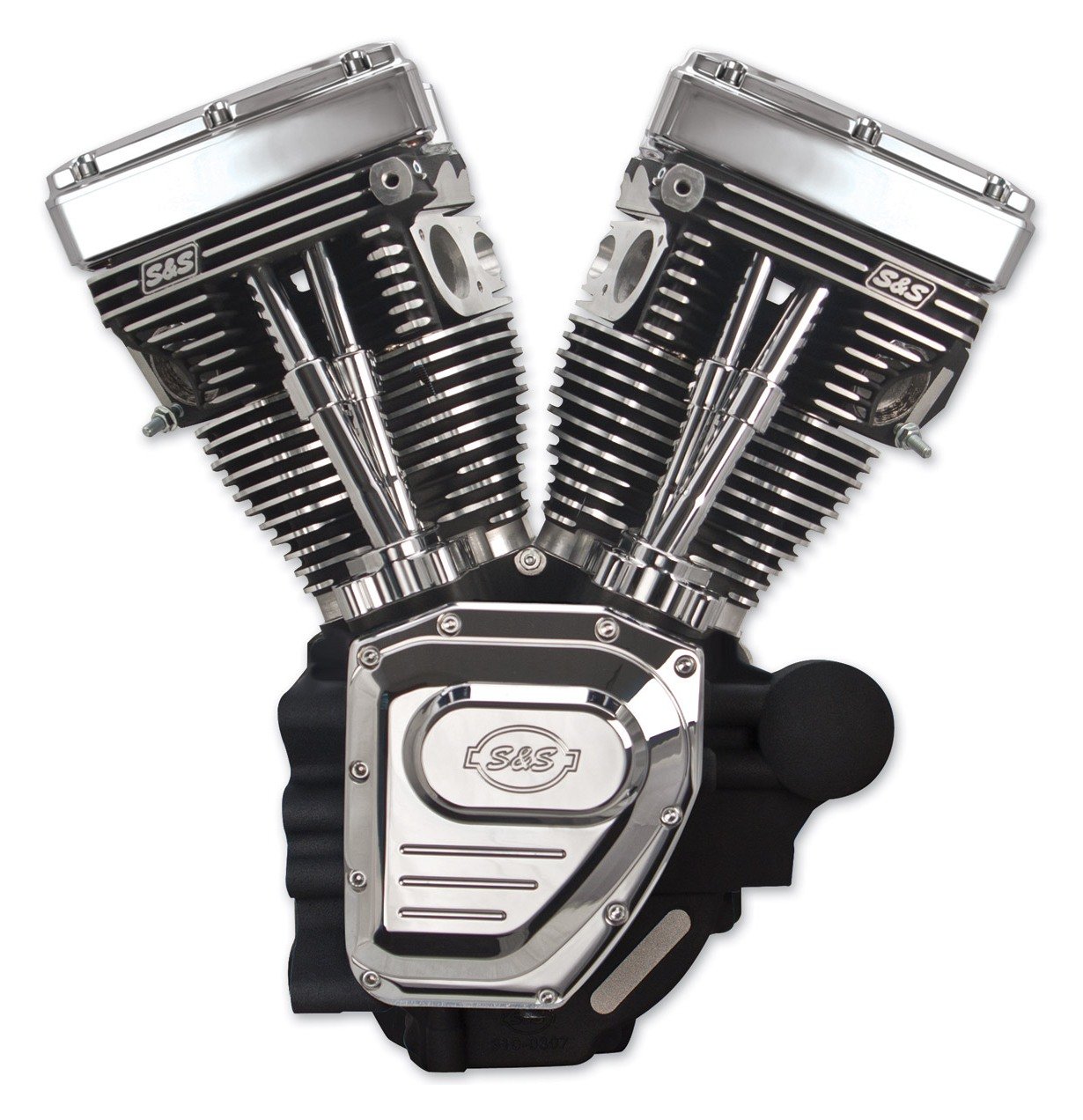 S&S Cycle T124 Long Block Engine with Easy Start 585 Camshafts For Harley Touring 2007-2016