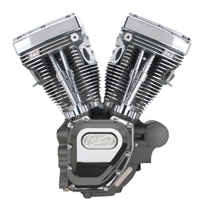 S&S Cycle T124 Long Block Engine with Easy Start 585 Camshafts For Harley Touring 2007-2016 - Image 3