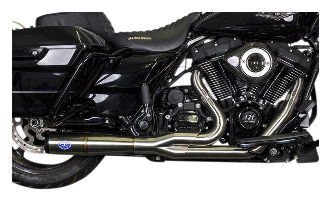S&S Cycle Diamondback 2-1 Race Only Exhaust System For Harley Touring 2017-2025 - Image 2