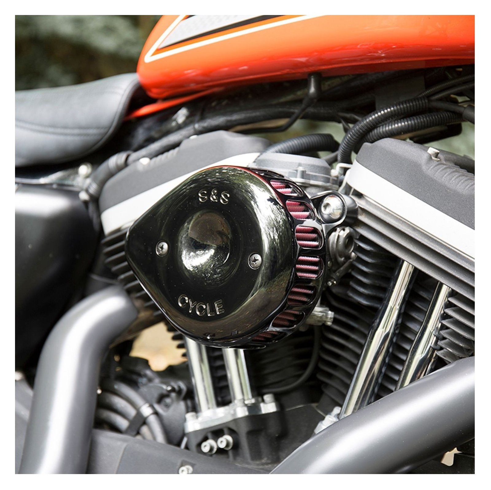 S&S Cycle Mini Teardrop Stealth Air Cleaner Kit For Harley - Image 7