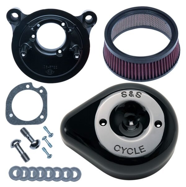 S&S Cycle Teardrop Stealth Air Cleaner Kit For Harley