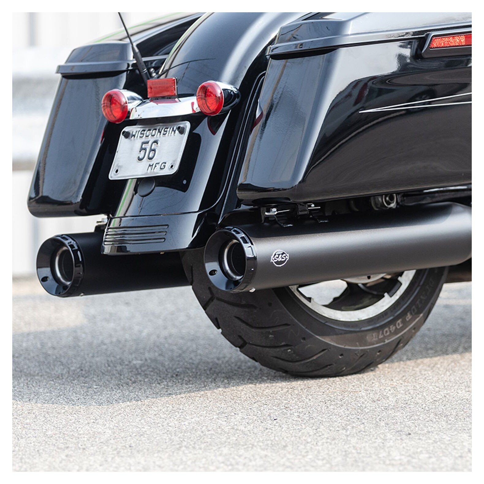 S&S GNX Slip-On Mufflers For Harley Touring - Image 7