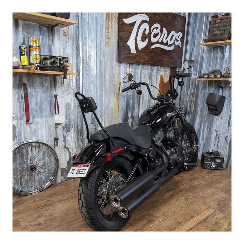TC Bros License Plate Relocation Bracket For Harley Softail - Image 3
