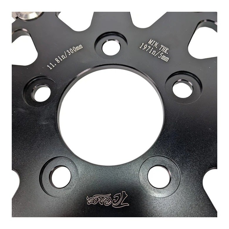 TC Bros Profile Rear Floating 11.8" Brake Rotor For Harley Touring 2008-2026 - Image 3