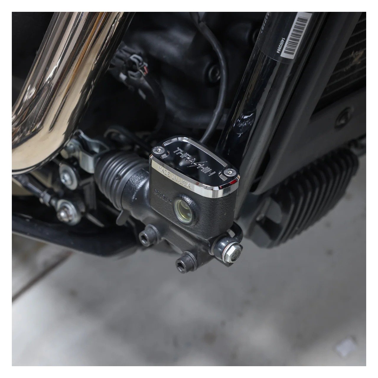Thrashin Supply Co Rear Brake Reservoir Cover For Harley Softail 2018-2026 - Image 6