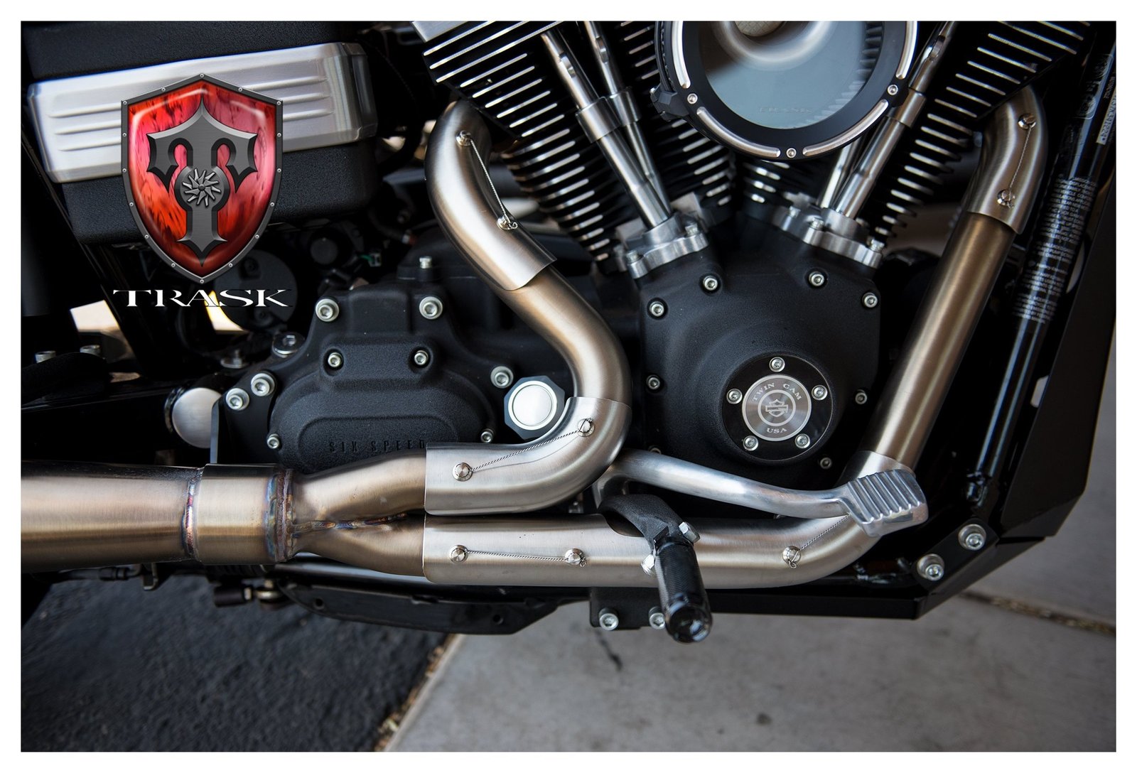Trask Assault 2-Into-1 Exhaust For Harley - Image 3