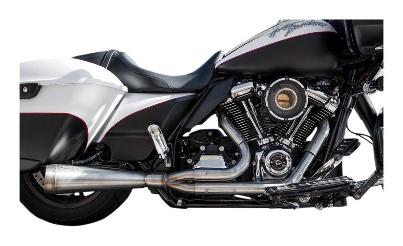 Trask Assault 2-Into-1 Exhaust For Harley