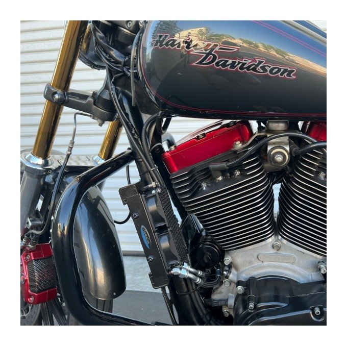 UltraCool Side Mount Naked Oil Cooler Kit For Harley 1984-2017 - Image 2