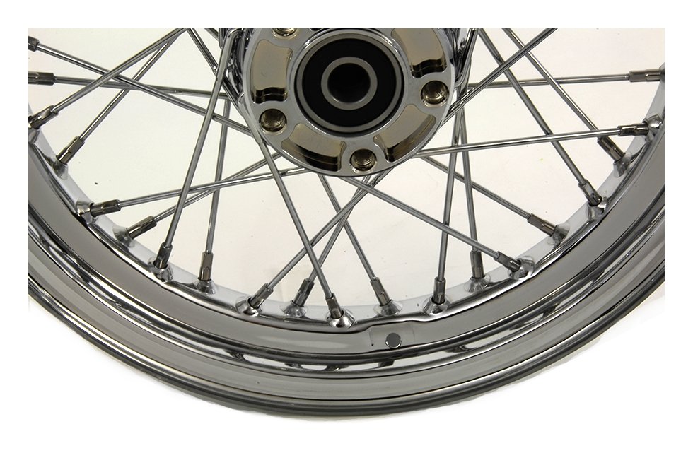V-Twin Mfg. 16" Rear Spoke Wheel Assembly For Harley - Image 4