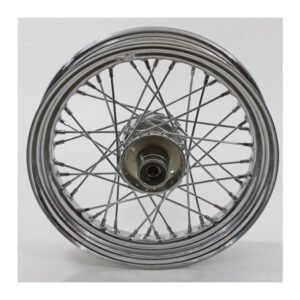 V-Twin Mfg. 40 Spoke Chrome Front Wheel, 16" X 3.00"