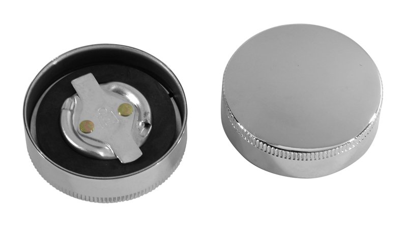 V-Twin Mfg. High-Profile Gas Cap Set For Harley EL / UL 1936-1938 - Image 2